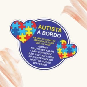 Adesivo vinil autismo