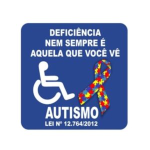 Adesivo vinil autismo