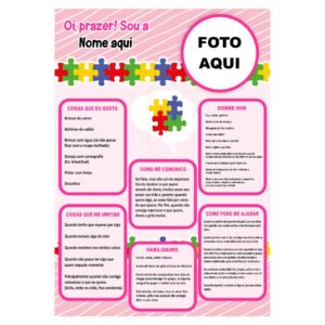 Carta de apresentação para autistas - envio em PDF