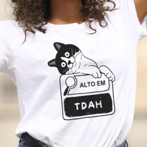Camiseta alto em TDAH