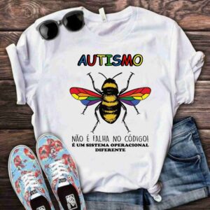 Camiseta autismo abelha