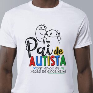 Camiseta pai de autista - flork