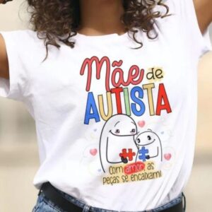 Camiseta mãe de autista - flork