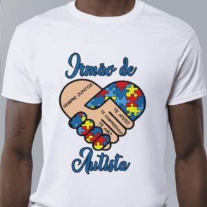 Camiseta irmão de autista