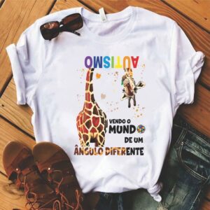 Camiseta autismo girafa