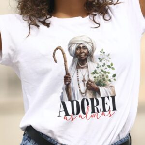Camiseta Preta velha - Adorei as almas