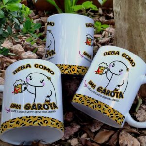 Caneca beba como uma garota
