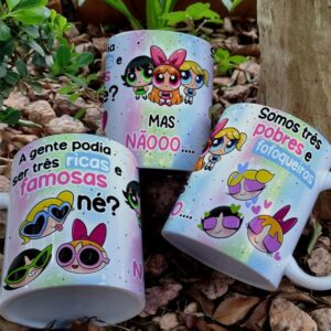 Caneca Pobres e fofoqueiras - Superpoderosas