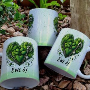 Caneca Ossaim - Coração dos orixás