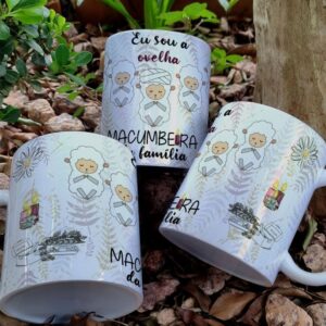 Caneca Ovelha macumbeira da família