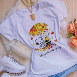 Camiseta Life is better with my dog