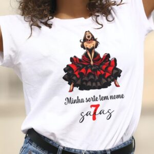 Camiseta 7 saias - Minha sorte