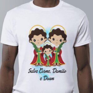 Camiseta Salve Cosme, Damião e Doum