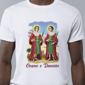 Camiseta Cosme e Damião