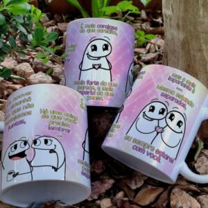 Caneca flork amiga -Se houver amanhã