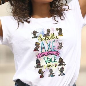 Camiseta espalhe axé - orixás baby