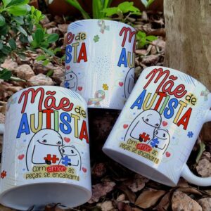 Caneca flork - Mãe de autista