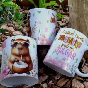 Caneca Explicar é muito cansativo, pode me julgar
