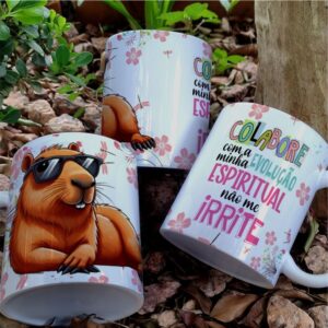 Caneca Colabore com a minha evolução, não me irrite