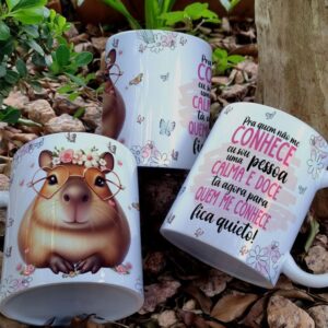 Caneca Calma e doce - Capivara
