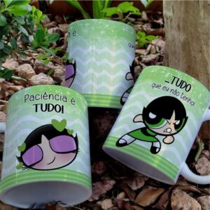 Caneca Paciência é tudo - Docinho