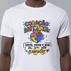 Camiseta autismo - Coração autista