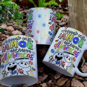 Caneca enquanto existir amor não haverá diferenças