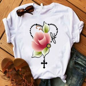 Camiseta terço fé