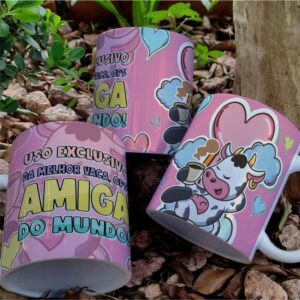 Caneca Uso exclusivo da melhor vaca, ops amiga