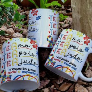 Caneca TEA -Te amo, te apoio, te ajudo