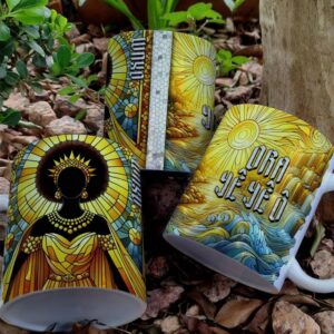 Caneca Oxum - Vitral