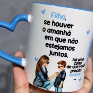 Caneca Filho com foto - Se houver amanhã
