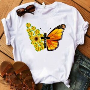 Camiseta borboleta - Jesus
