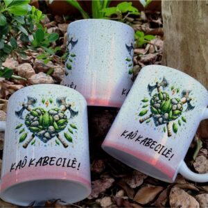 Caneca Xangô - Coração dos orixás