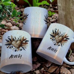 Caneca Obaluaê - Coração dos orixás