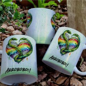 Caneca Oxumaré - Coração dos orixás