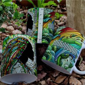 Caneca Oxumaré - Vitral